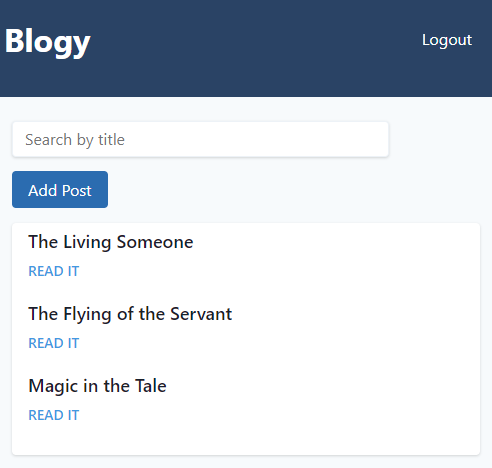 Image for Blogy - A Simple Blog